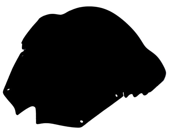 Yamaha YZF-R6 2008> AirBlade Dark Smoked Double Bubble Motorcycle Screen