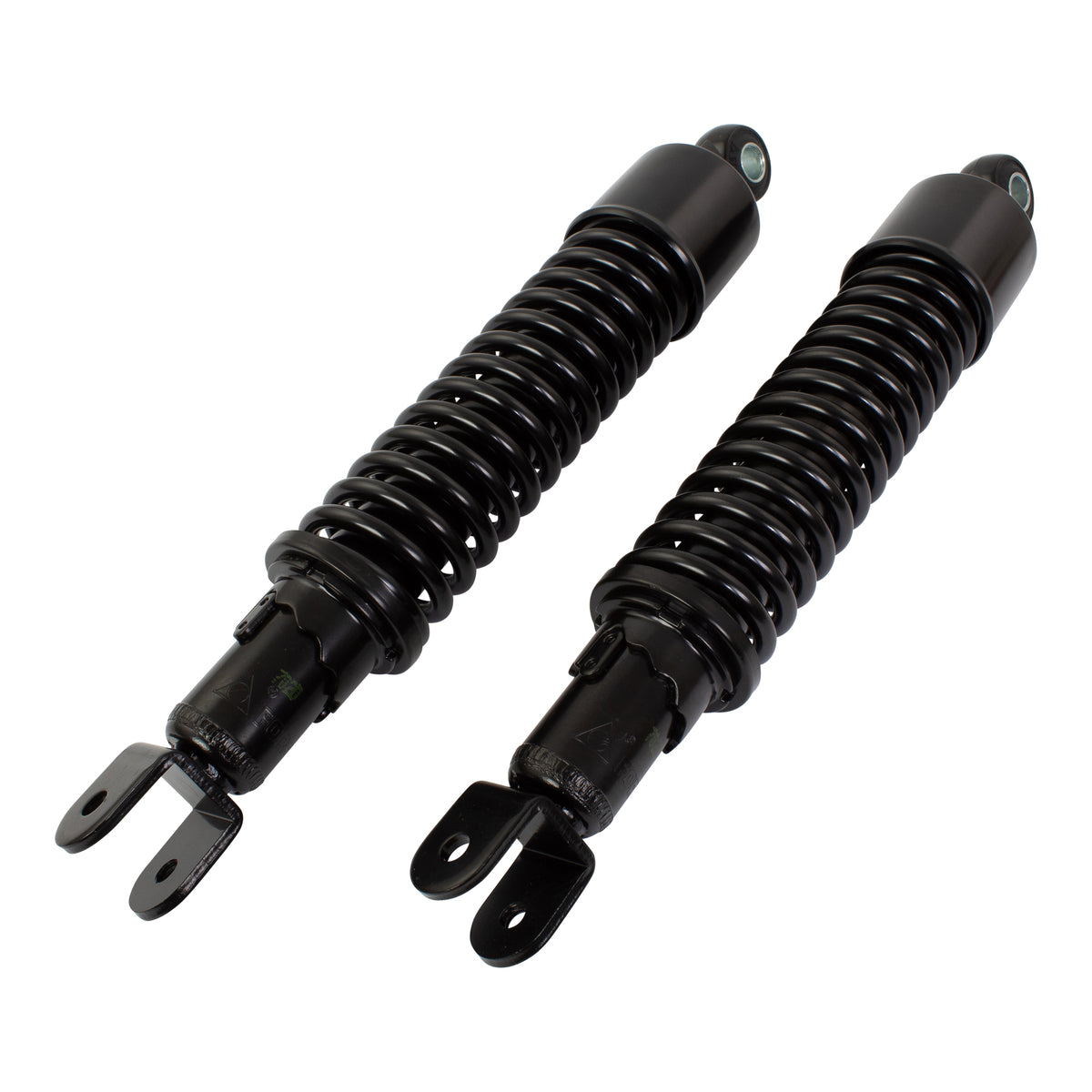 Bike It 320mm Eye-to-Fork Black Twin Shock Absorbers Universal Fit