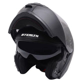 Stealth V159 Flip Road Helmet Plain Matte Black