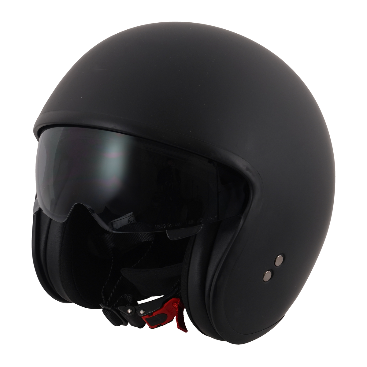 Stealth Open Face Helmet - Matt Black (Small - XXLarge)