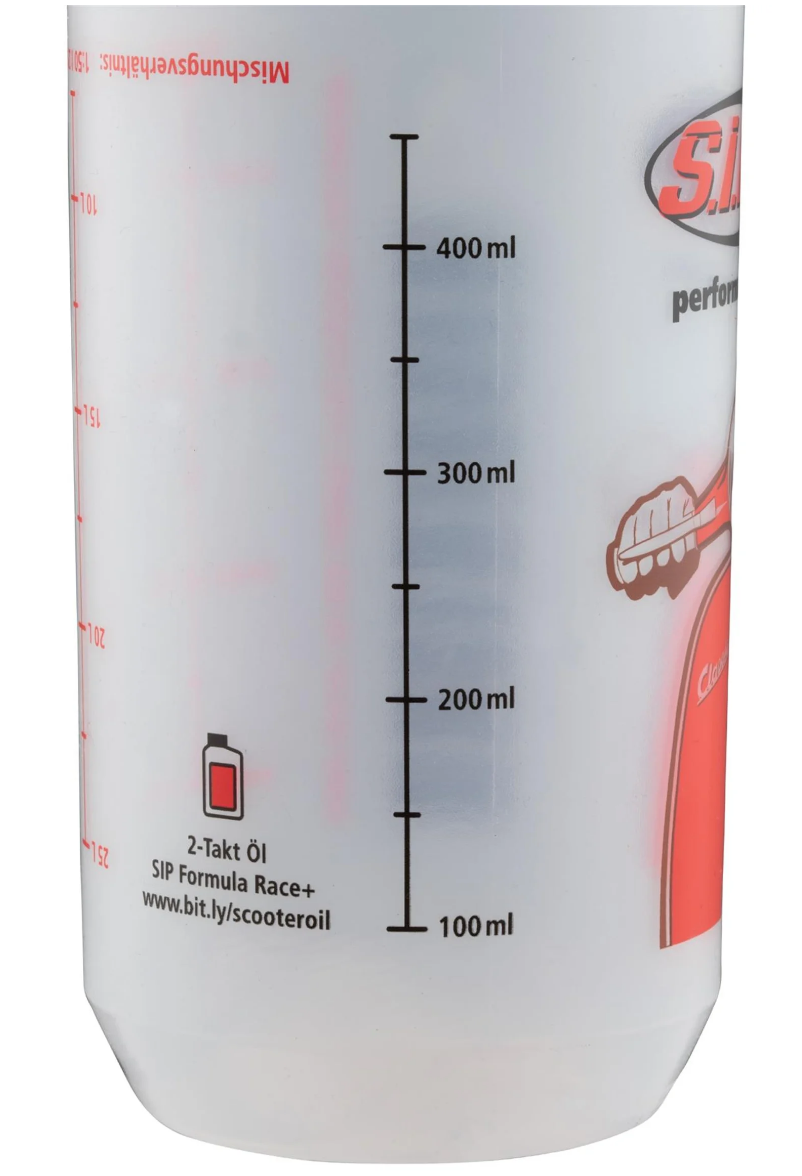 Vespa Lambretta 2 Stroke Oil Measure Bottle SIP 500ml