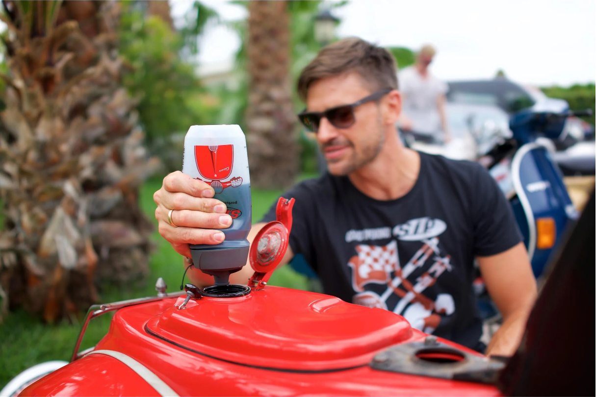 Vespa Lambretta 2 Stroke Oil Measure Bottle SIP 500ml