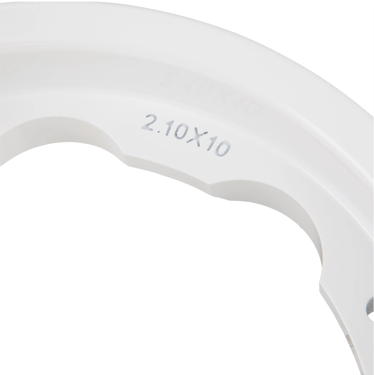 Lambretta Series 1 2 3 Li GP SX TV SIP Tubeless Wheel Rim 10" 2.1"x10 - White