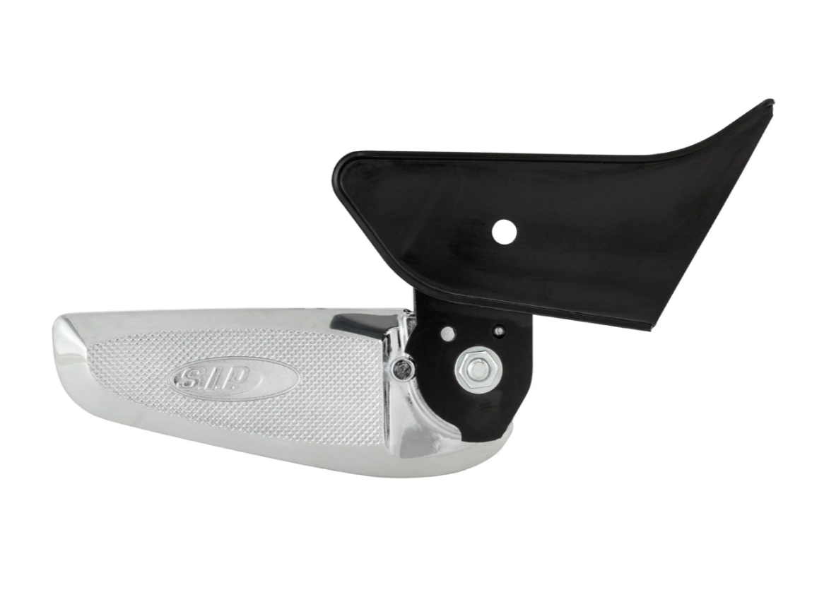 Vespa Primavera Sprint 50-150cc 2T 4T SIP Folddown Pillion Foot Pegs - Black/Chrome