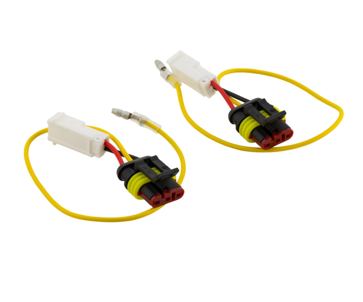 Vespa GTS Super GTV 125-300cc ('14-) SIP LED Indicators Front Adaptor Cable - Pair