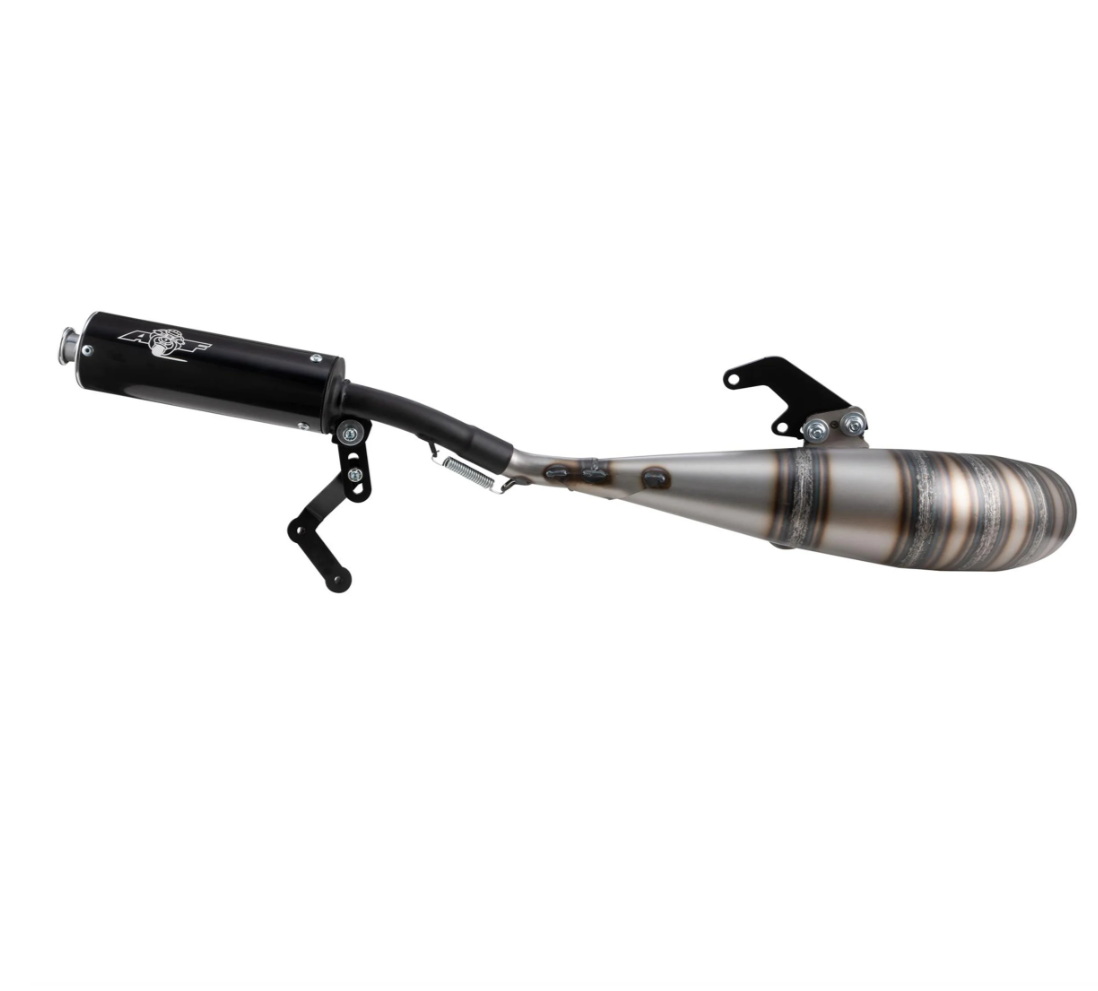 Lambretta Series 1 2 3 Li GP SX TV NK RB20 RB22 RB25 AF Rayspeed Tornado Racing Exhaust - Bare