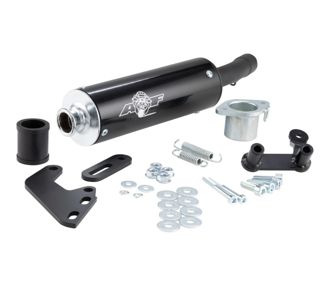 Lambretta Series 1 2 3 Li GP SX TV NK RB20 RB22 RB25 AF Rayspeed Tornado Racing Exhaust - Bare