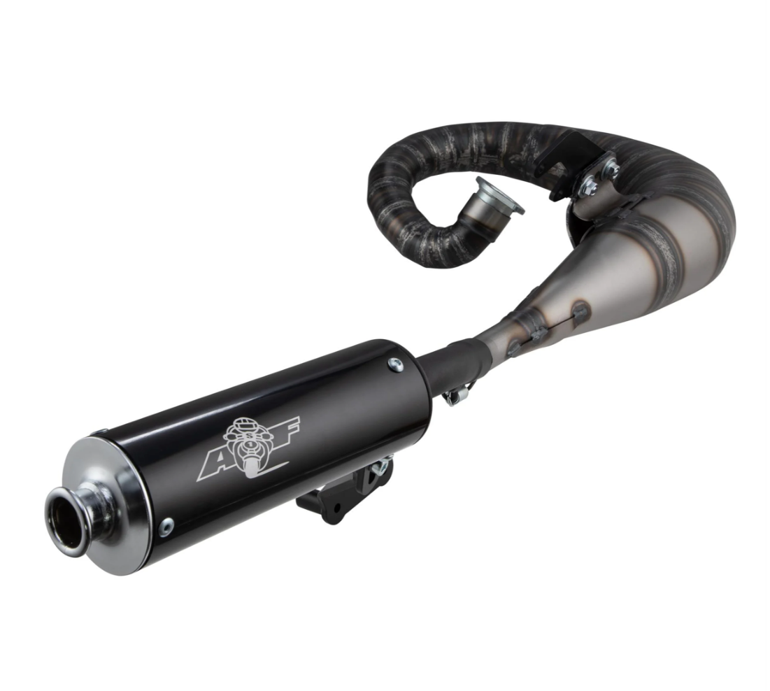 Lambretta Series 1 2 3 Li GP SX TV NK RB20 RB22 RB25 AF Rayspeed Tornado Racing Exhaust - Bare
