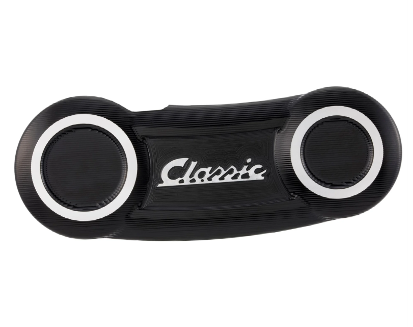 Vespa PX Disc MY T5 Classic LML Grimeca SIP Classic Suspension Arm Cover Black Anodized