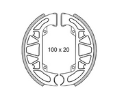 Piaggio Free NRG Quartz Sfera Zip Typhoon Rear Brake Shoes 100x20mm - Beedspeed