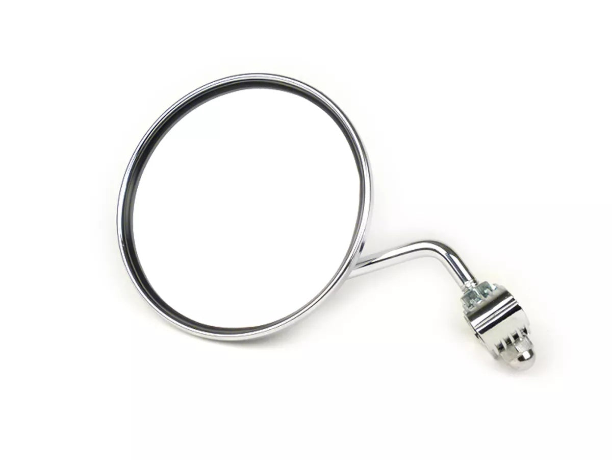 Vespa Lambretta Scooter Legshield SKY Clip On Mirror - Chrome Ø 105mm