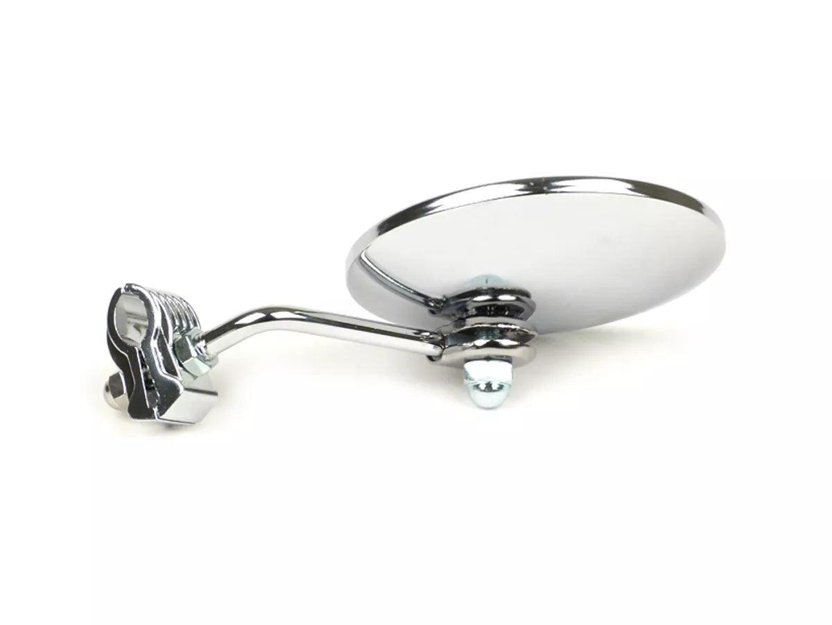 Vespa Lambretta Scooter Legshield SKY Clip On Mirror - Chrome Ø 105mm