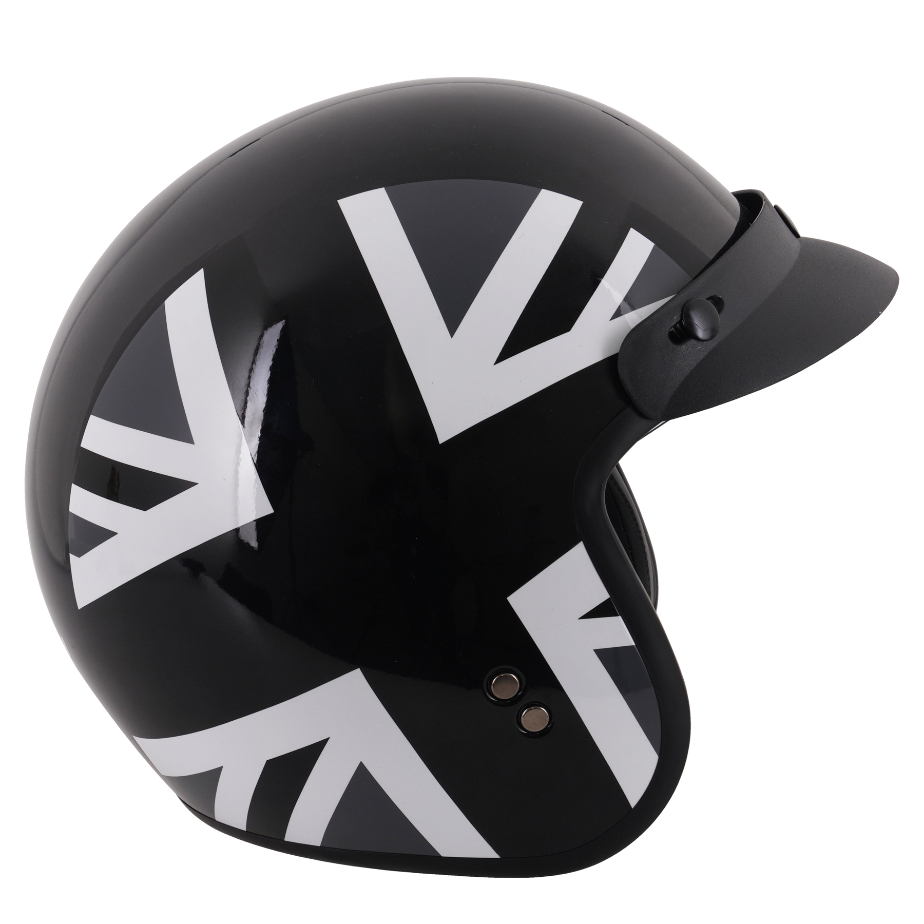 Stealth Open Face Helmet With Peak - Mono Jack (Small - XXL)