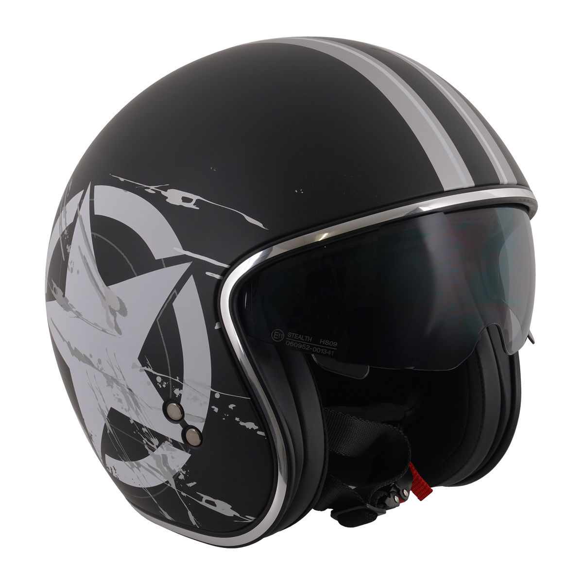 Stealth Open Face Helmet - Star Rider (Small - XXL)