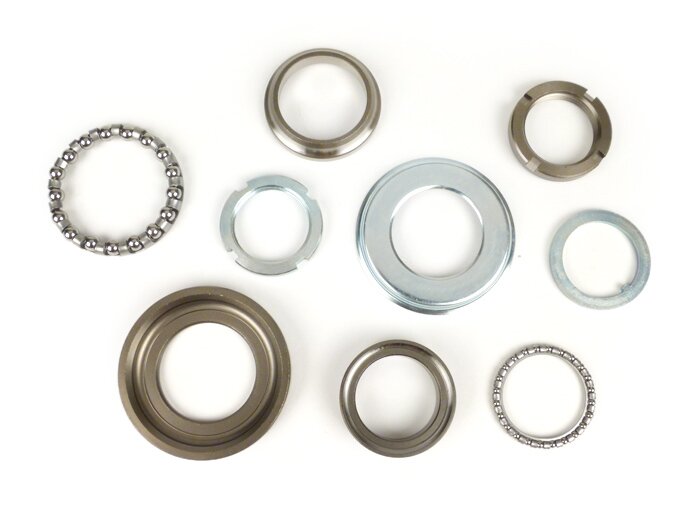 Vespa PX PE T5 PK V50 Rally Super Sprint GS SS Steering Bearing Upper & Lower Set Kit 9 Pieces