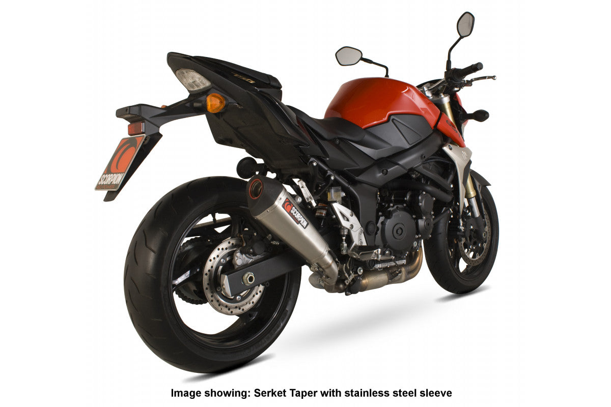 Suzuki GSR 750 (2011–2016) Scorpion Exhaust Serket Taper Slip-on - Titanium