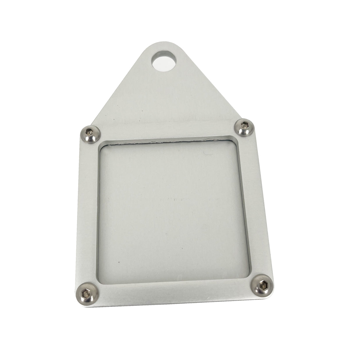 Bike It Square Tax Disc Holder Silver Motorcycle Classic Scooter