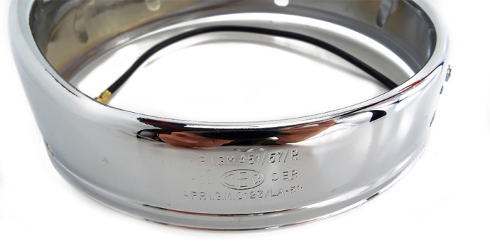 Scootopia Lambretta Series 2 LI TV CEV marked Headlamp Rim