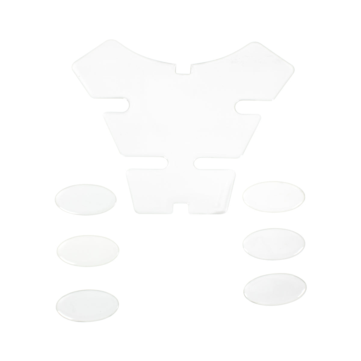 Bike It Clear Midi Spine Tank Pad Motorcycle Protector