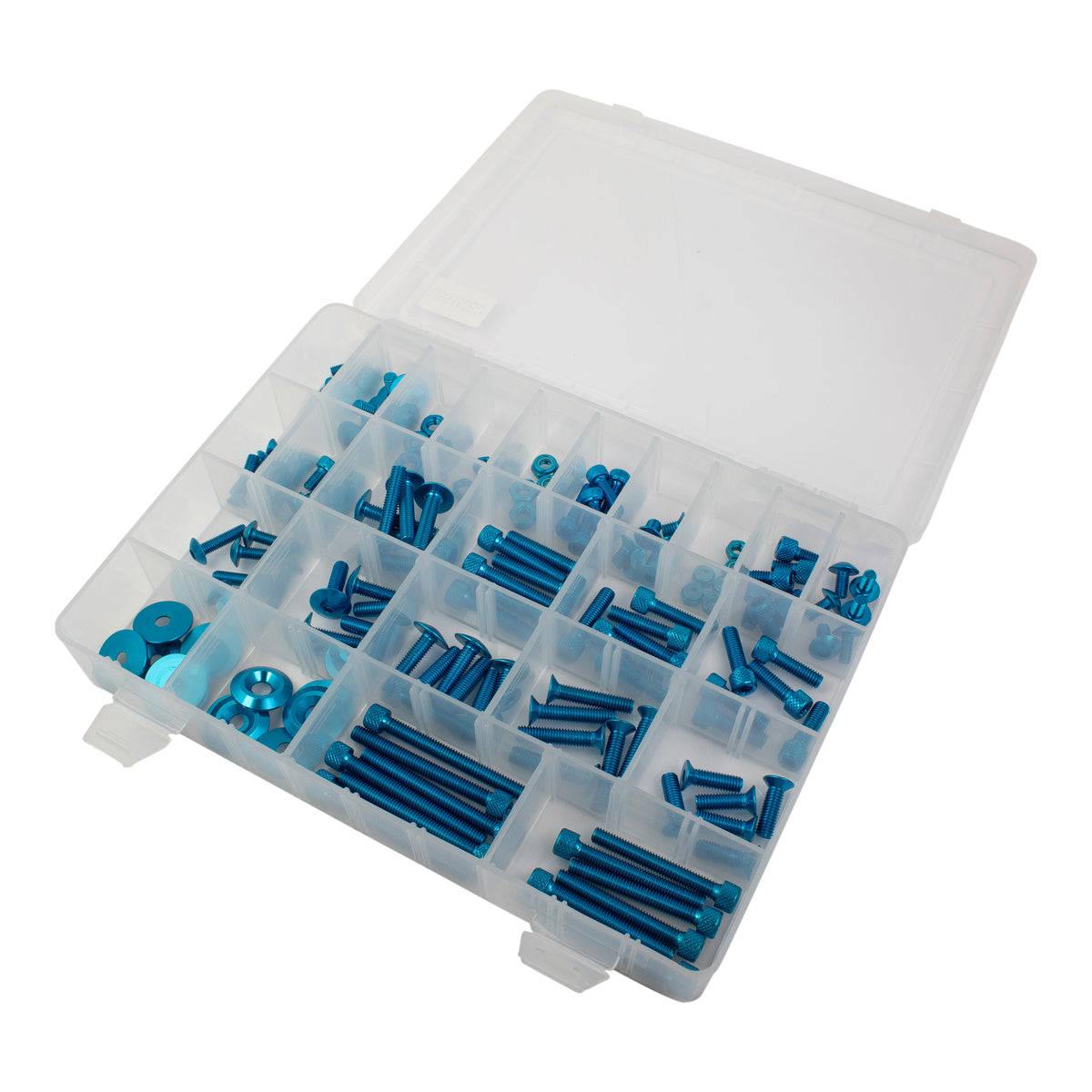 Bike It Universal Bolt Kit 150pcs Blue Motorcycle Fairing Bodywork