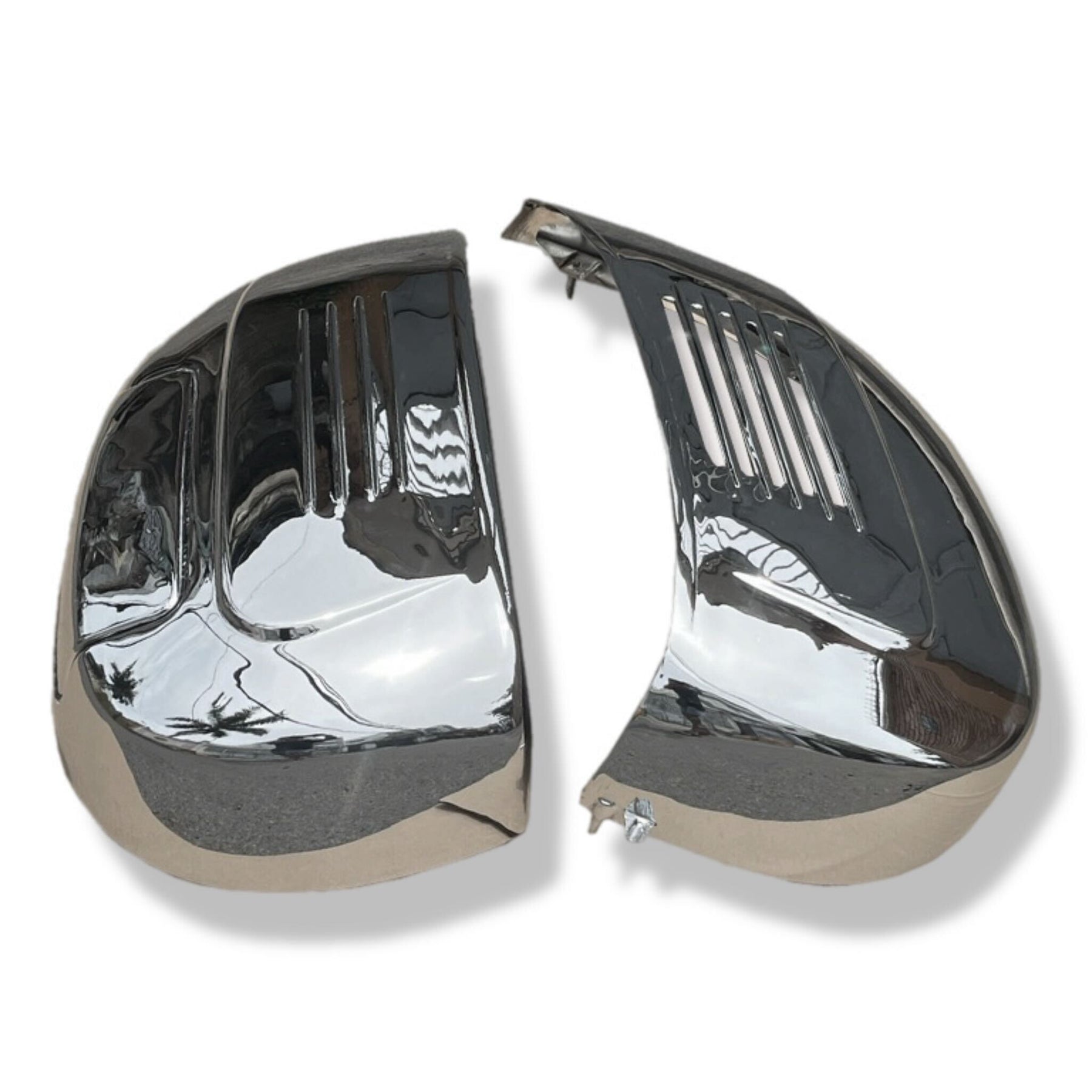 Vespa 125 150 Super VBC Chrome Side Panels (Pair)