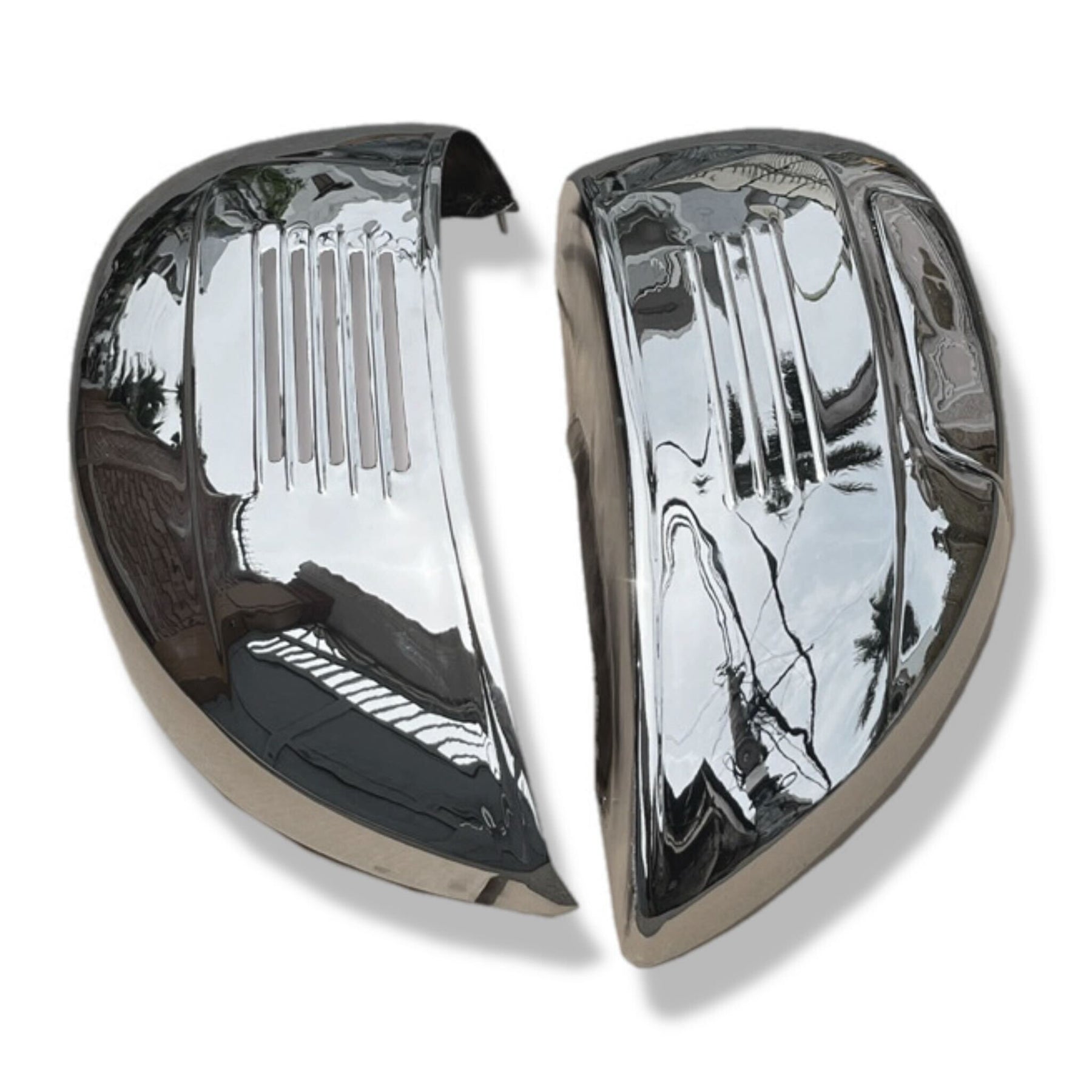 Vespa 125 150 Super VBC Chrome Side Panels (Pair)