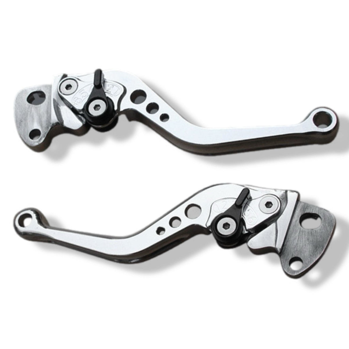 Vespa PX PE T5 Super Sprint Rally CNC Billet Fully Adjustable Handle Bar Levers - Drum Brake