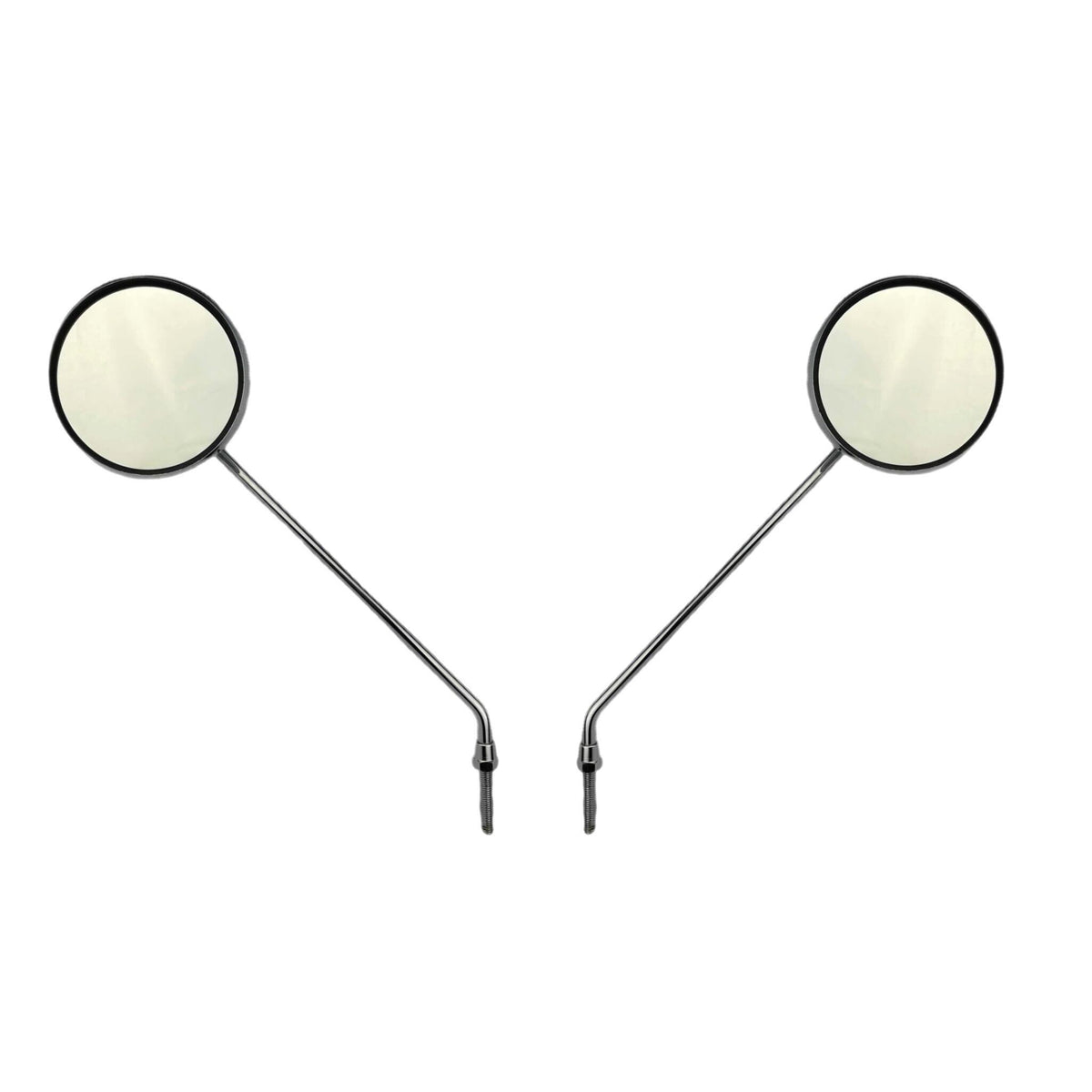 Vespa Adjustable Round Chrome Left or Right Hand Mirrors - Pair - Cuppini