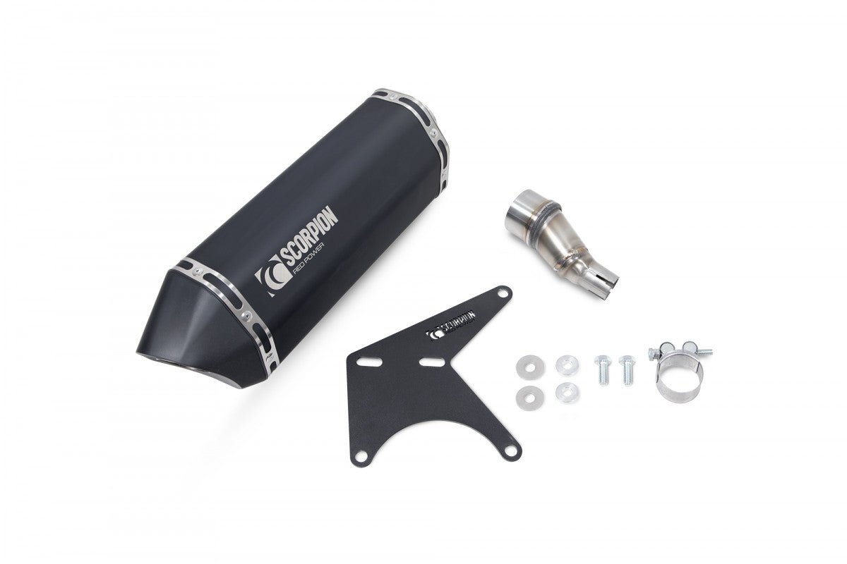 Vespa GTS 125 iGET (inc Super) (Euro 5) (2020-2024) SCORPION Exhaust Serket Slip On – Black Ceramic