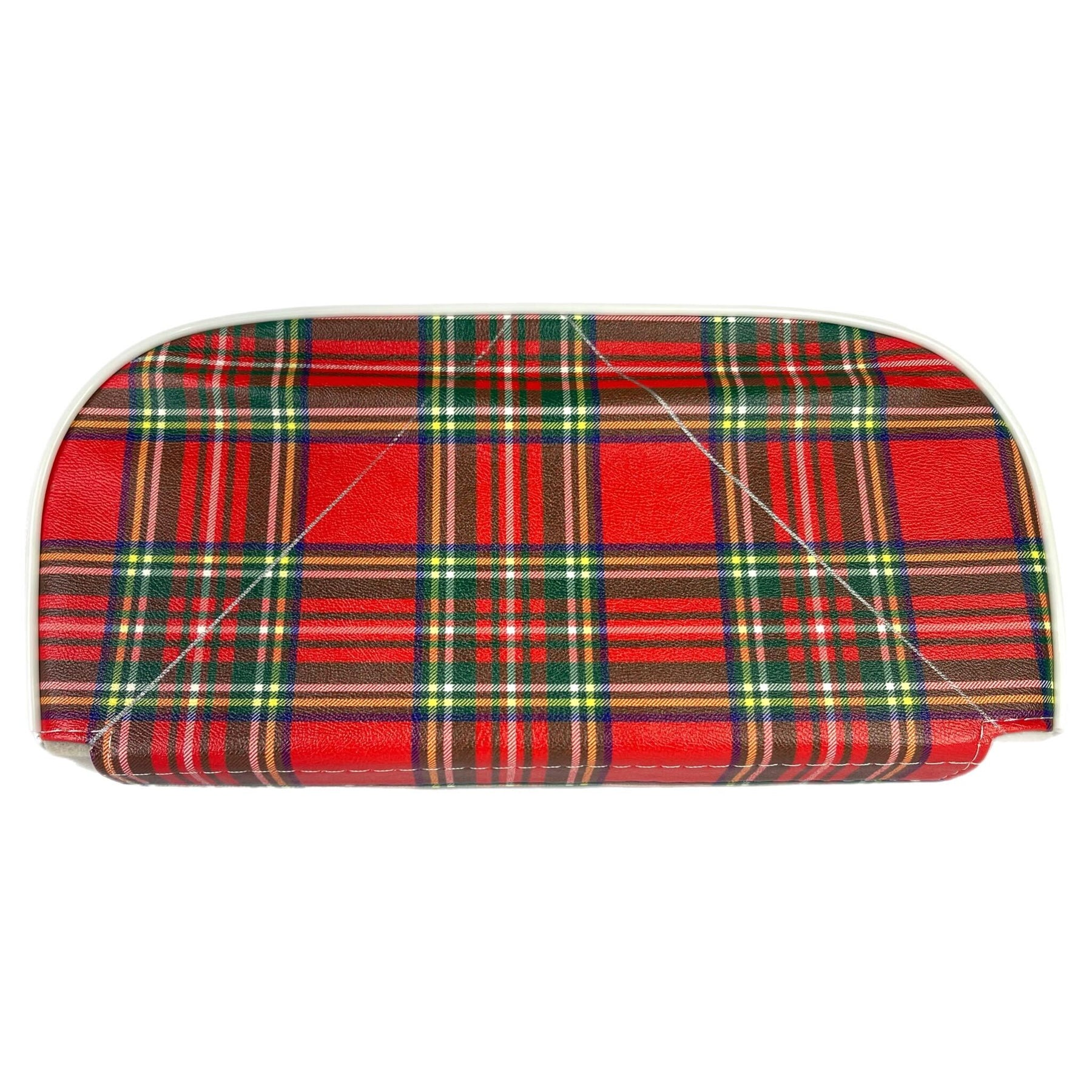 Vespa Lambretta Backrest Replacement Pad For Cuppini Carriers - Red Tartan