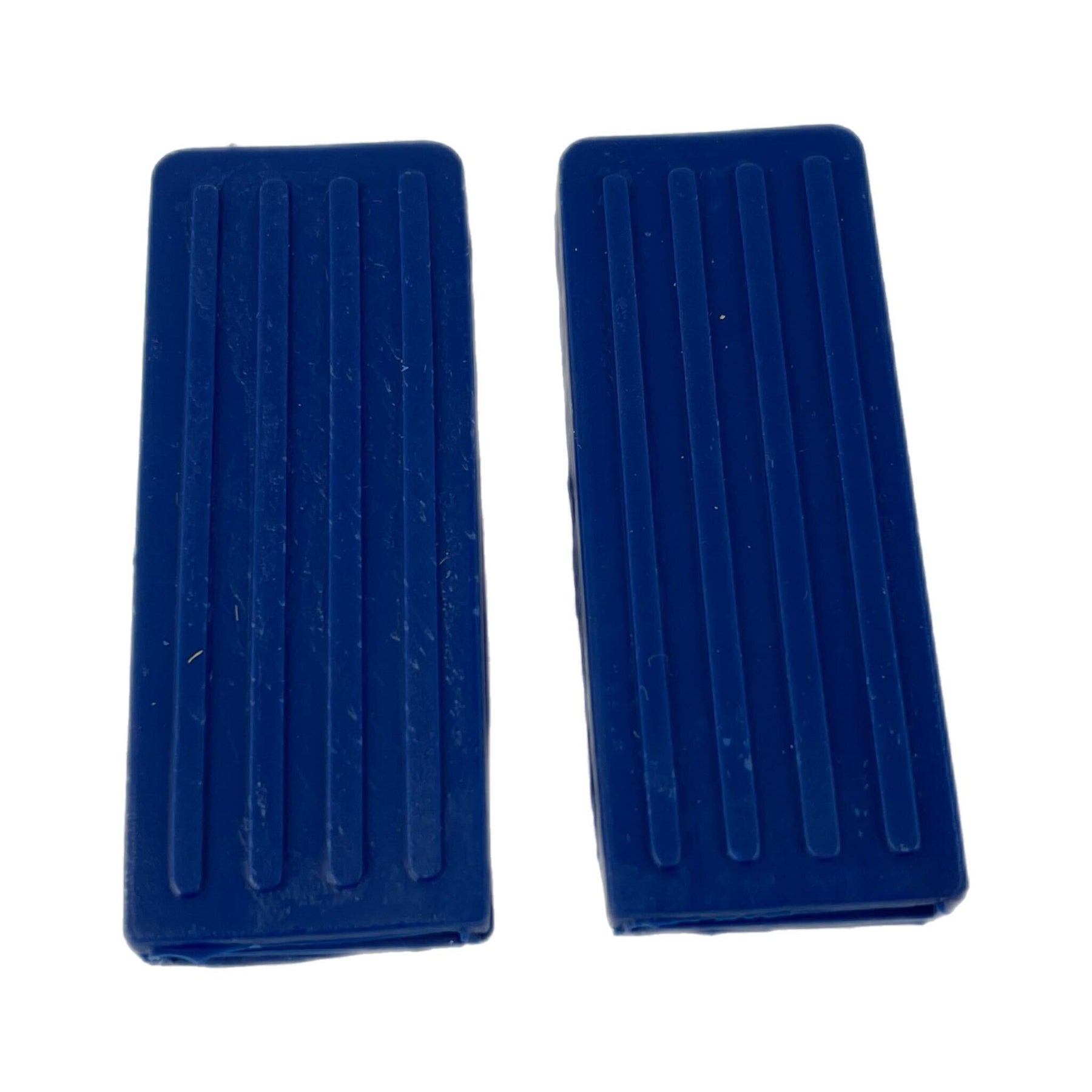 Vespa Lambretta Front Carrier Replacement Rubber Buffer Hook Sleeve Pair - Blue