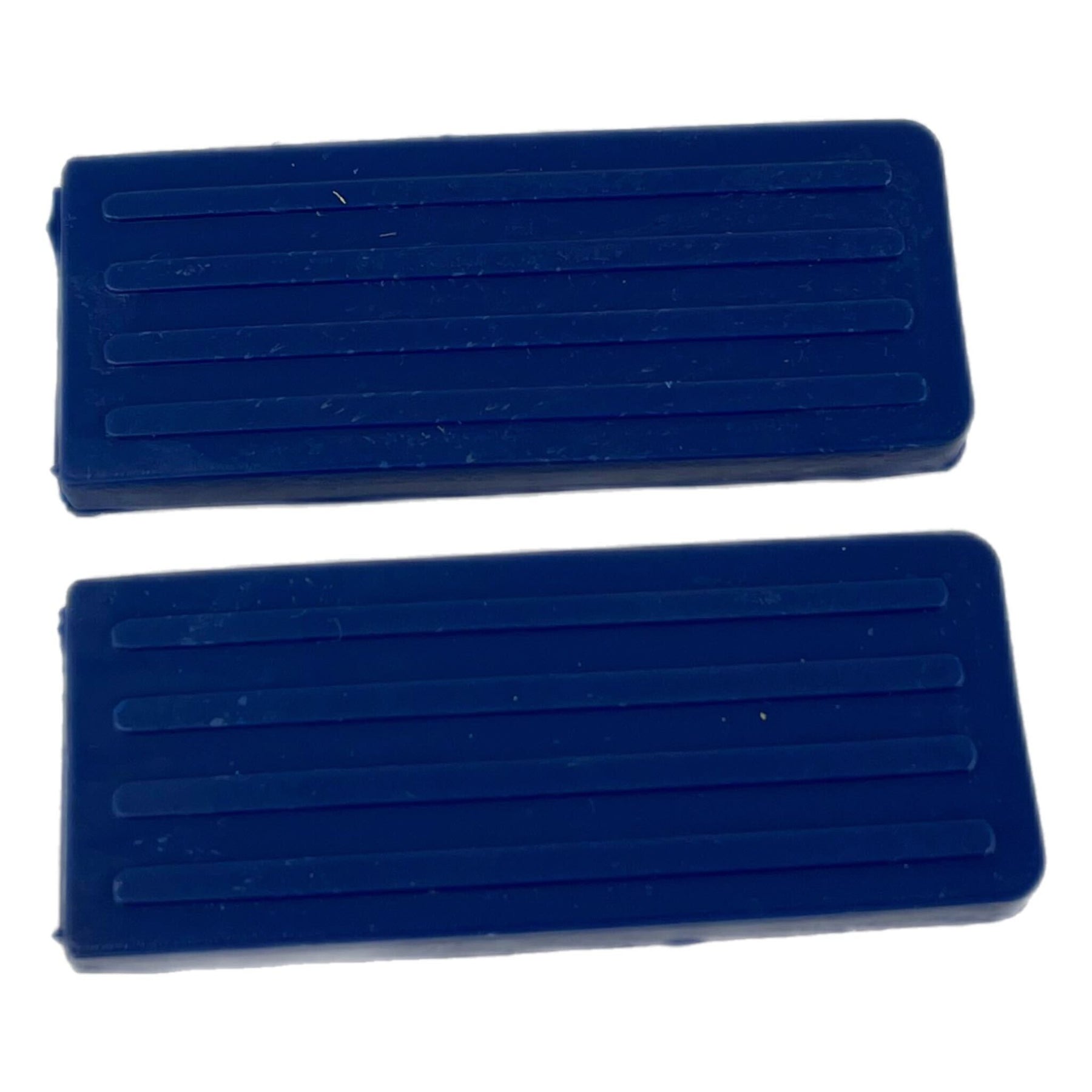 Vespa Lambretta Front Carrier Replacement Rubber Buffer Hook Sleeve Pair - Blue