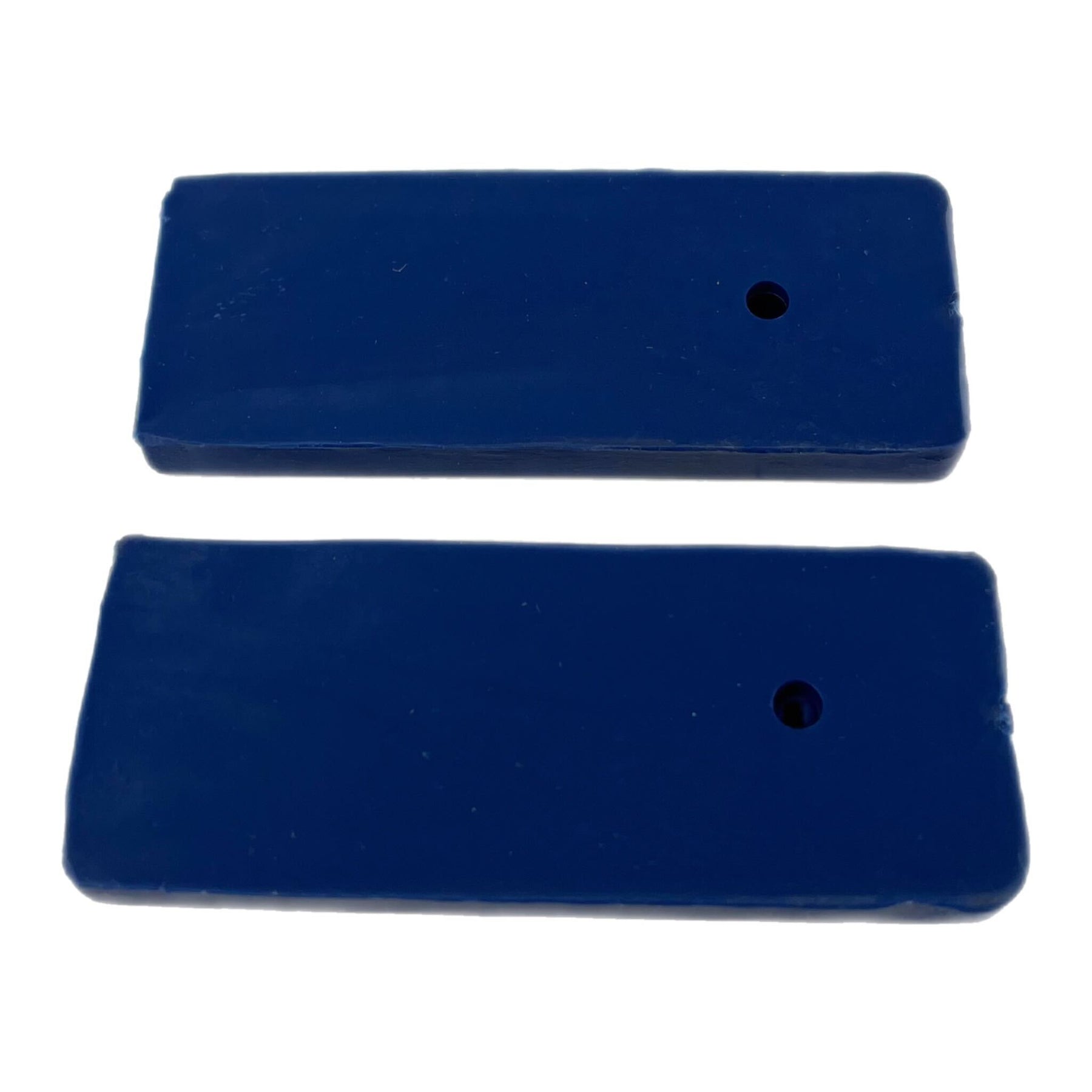 Vespa Lambretta Front Carrier Replacement Rubber Buffer Hook Sleeve Pair - Blue