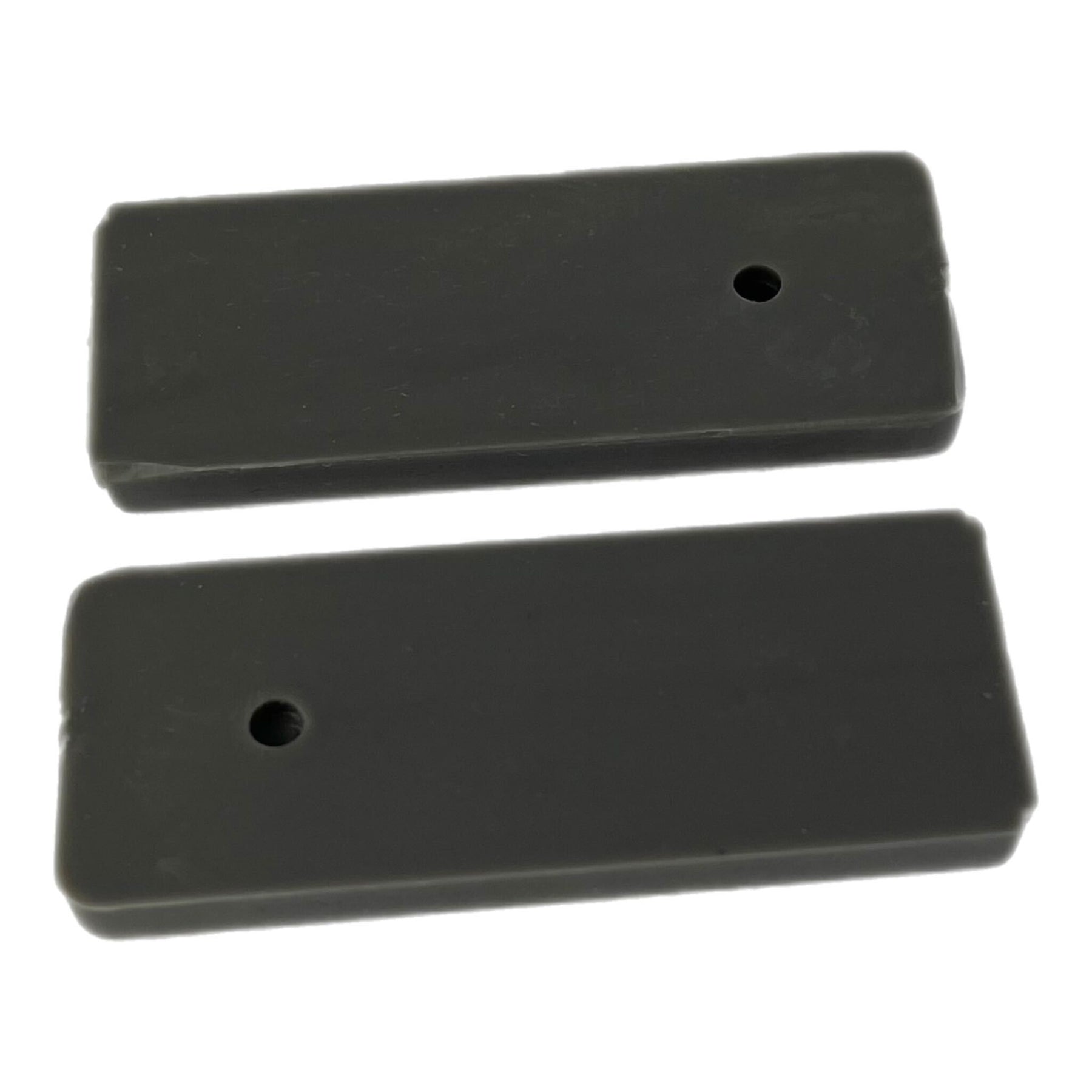 Vespa Lambretta Front Carrier Replacement Rubber Buffer Hook Sleeve Pair - Grey