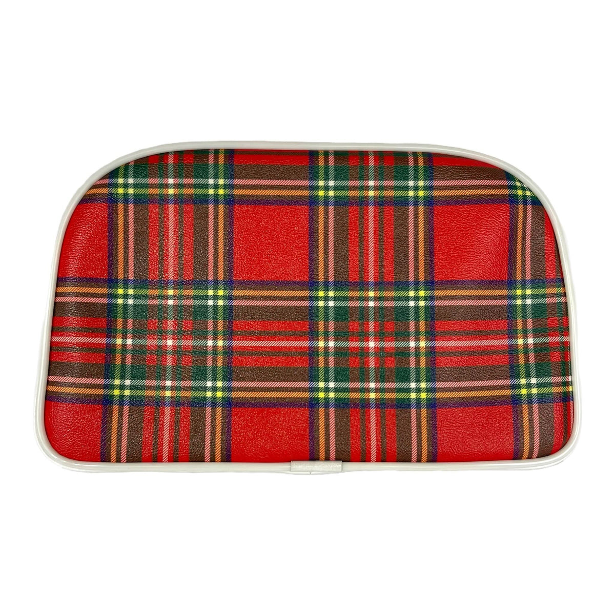 Vespa Lambretta Replacement Backrest Pad For 4 in 1 Stainless Carriers - Red Tartan