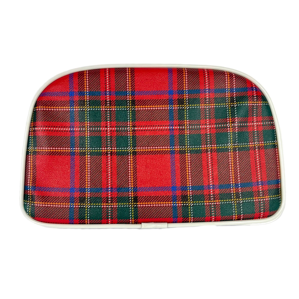 Vespa Lambretta Replacement Backrest Pad For 4 in 1 Stainless Carriers - Red & Green Tartan