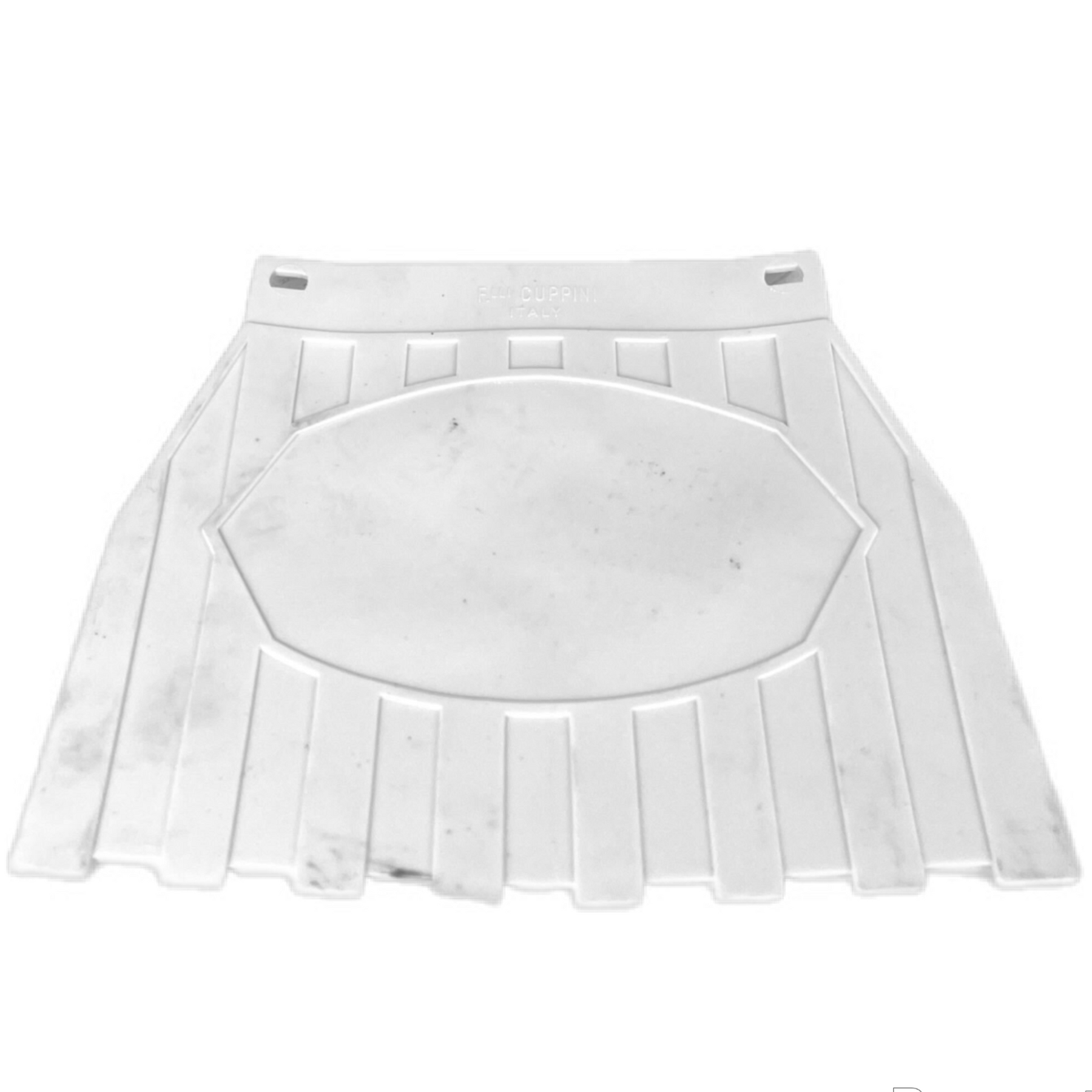 Vespa Lambretta Scooter Royal Alloy Scomadi Europa Mudflap White