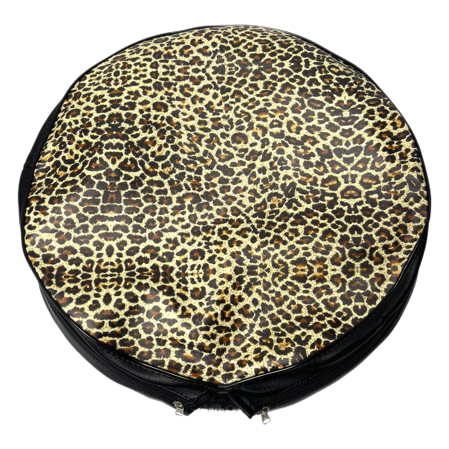 Vespa Lambretta Scooter Spare Wheel Cover 10" - Leopard Print