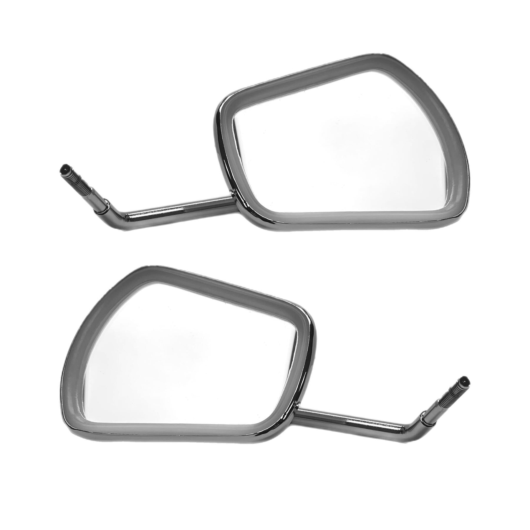 Vespa Lambretta Scooter Scomadi Royal Alloy Clamp On Stadium Mirrors - Pair