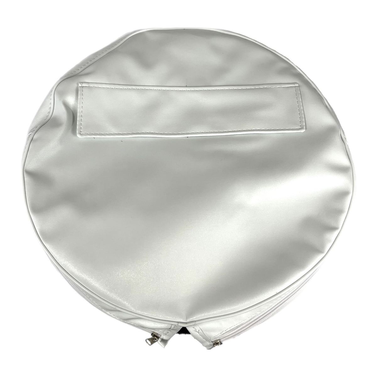 Vespa Lambretta Scooter White Spare Wheel Cover with Pocket 10" - White