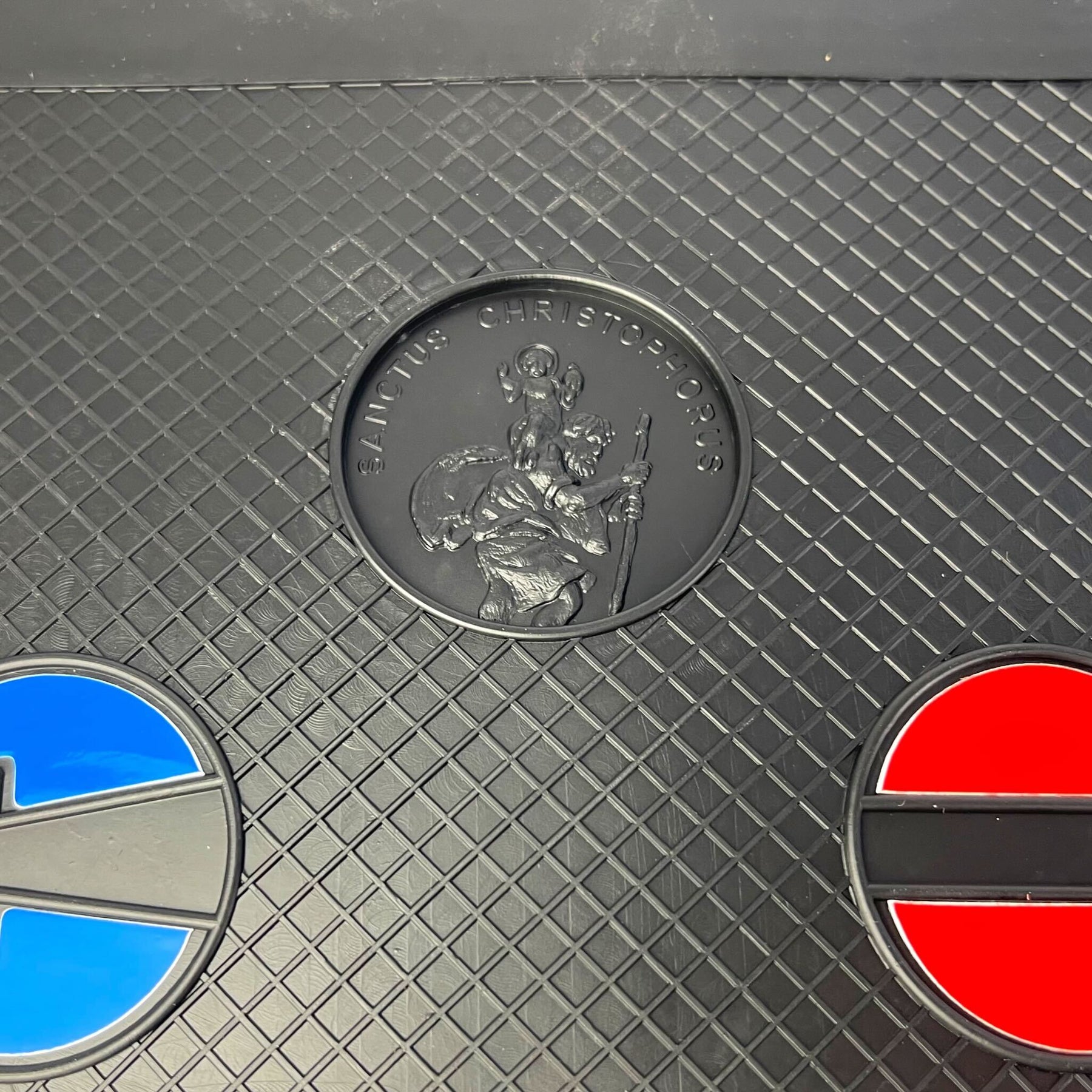 Vespa Lambretta Scooter St Christopher Style Mudflap