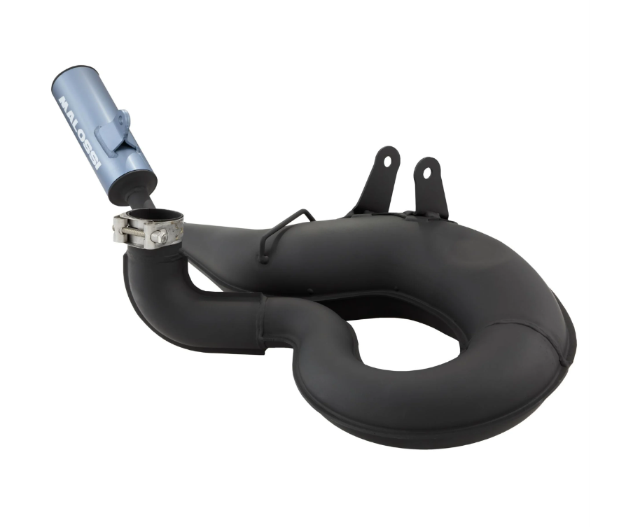Vespa P200E PX200 Rally 200 MALOSSI Power Racing Exhaust Black Sound