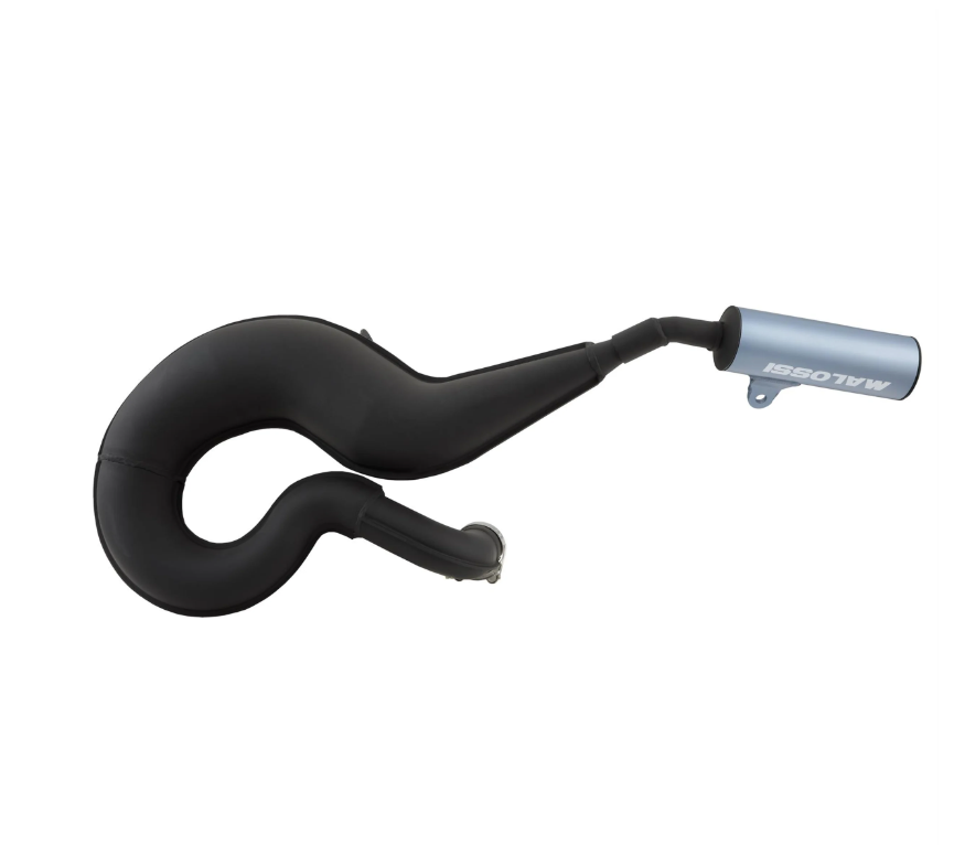 Vespa P200E PX200 Rally 200 MALOSSI Power Racing Exhaust Black Sound