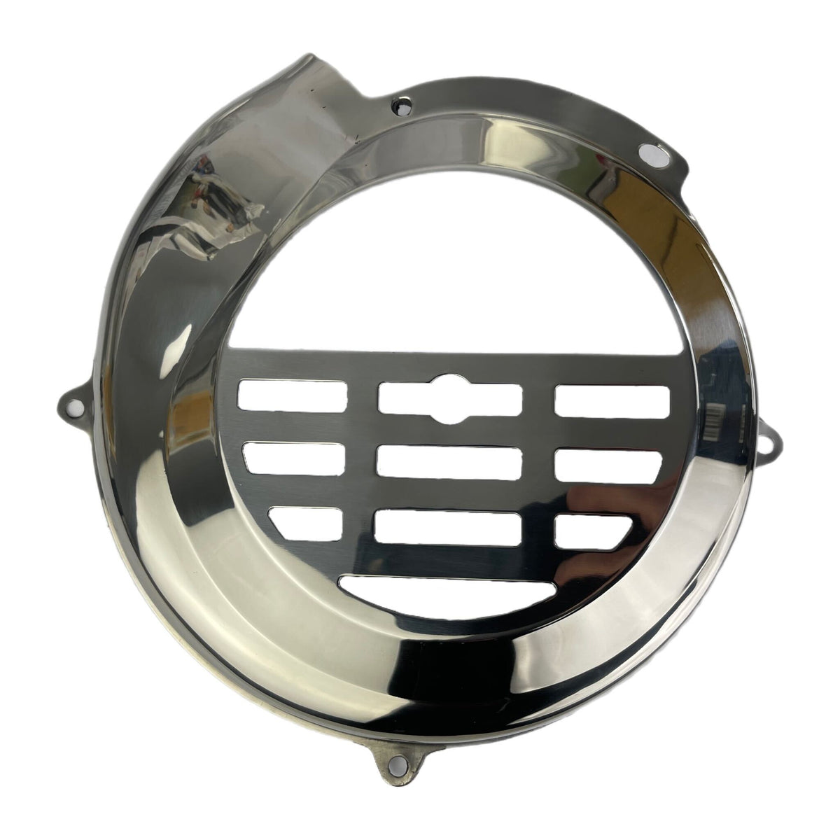 Vespa PK50-125 S/XL V50 V90 V100 Prim ET3 Flywheel Cowling - Stainless Steel