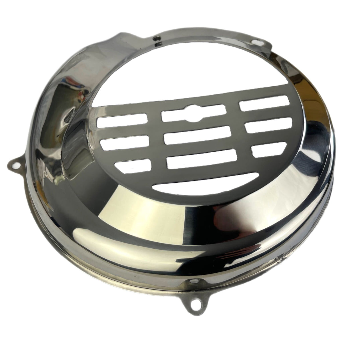 Vespa PK50-125 S/XL V50 V90 V100 Prim ET3 Flywheel Cowling - Stainless Steel