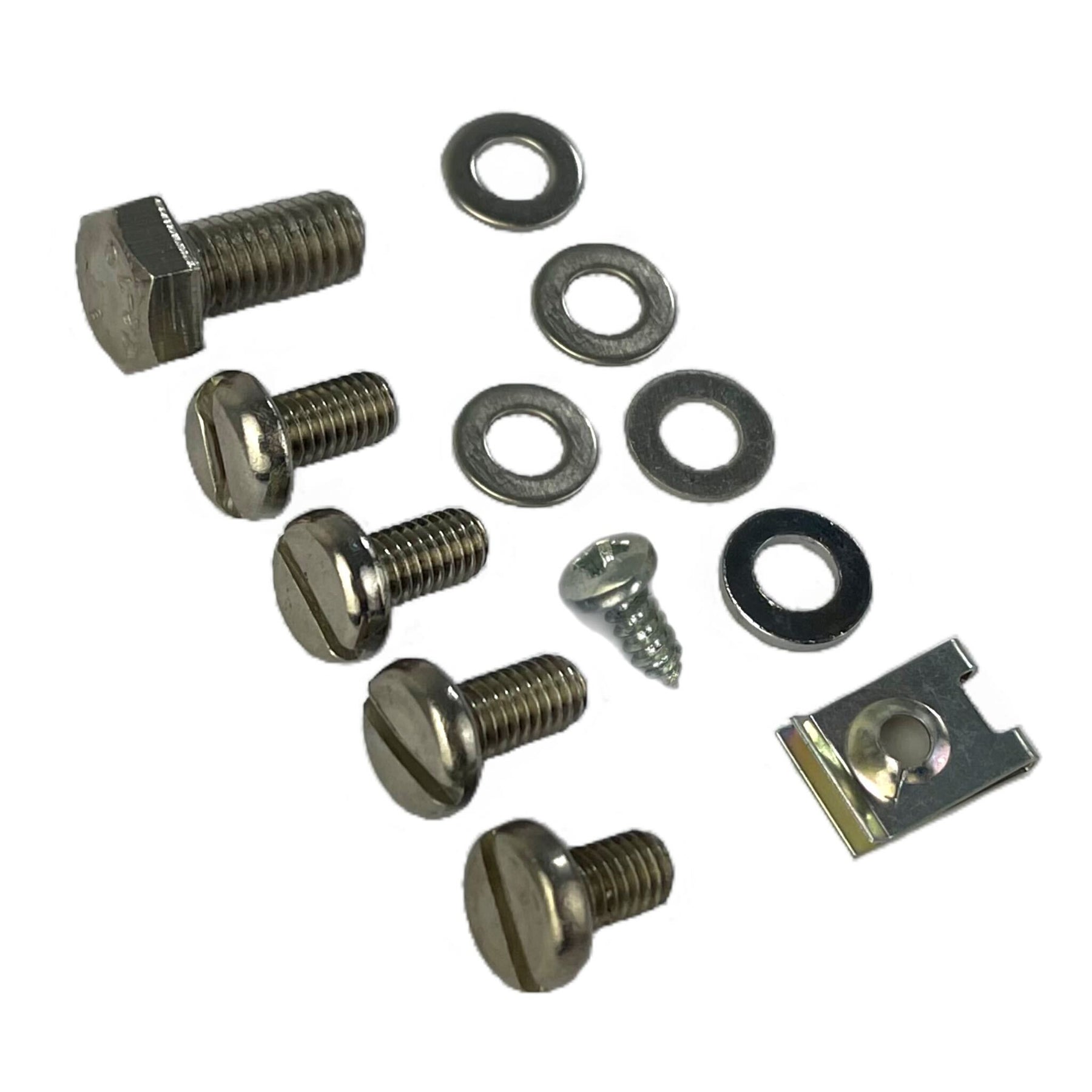 Vespa PX125 150 Super Sprint Head & Fly Cowling Fixing Kit - Stainless Steel
