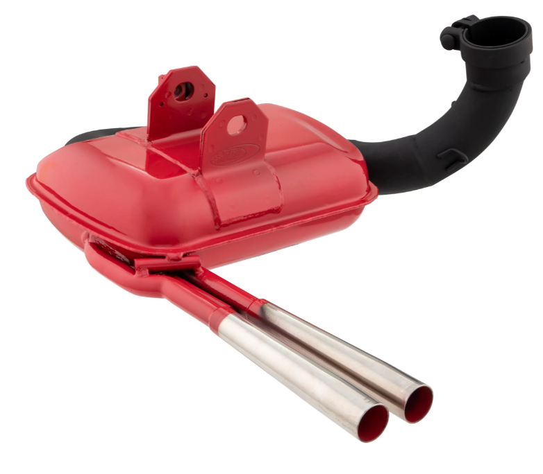 Vespa PX200 P200E Rally 200 Cosa200 SIP Road 3.0 Sport Style Twin Exhaust - Red