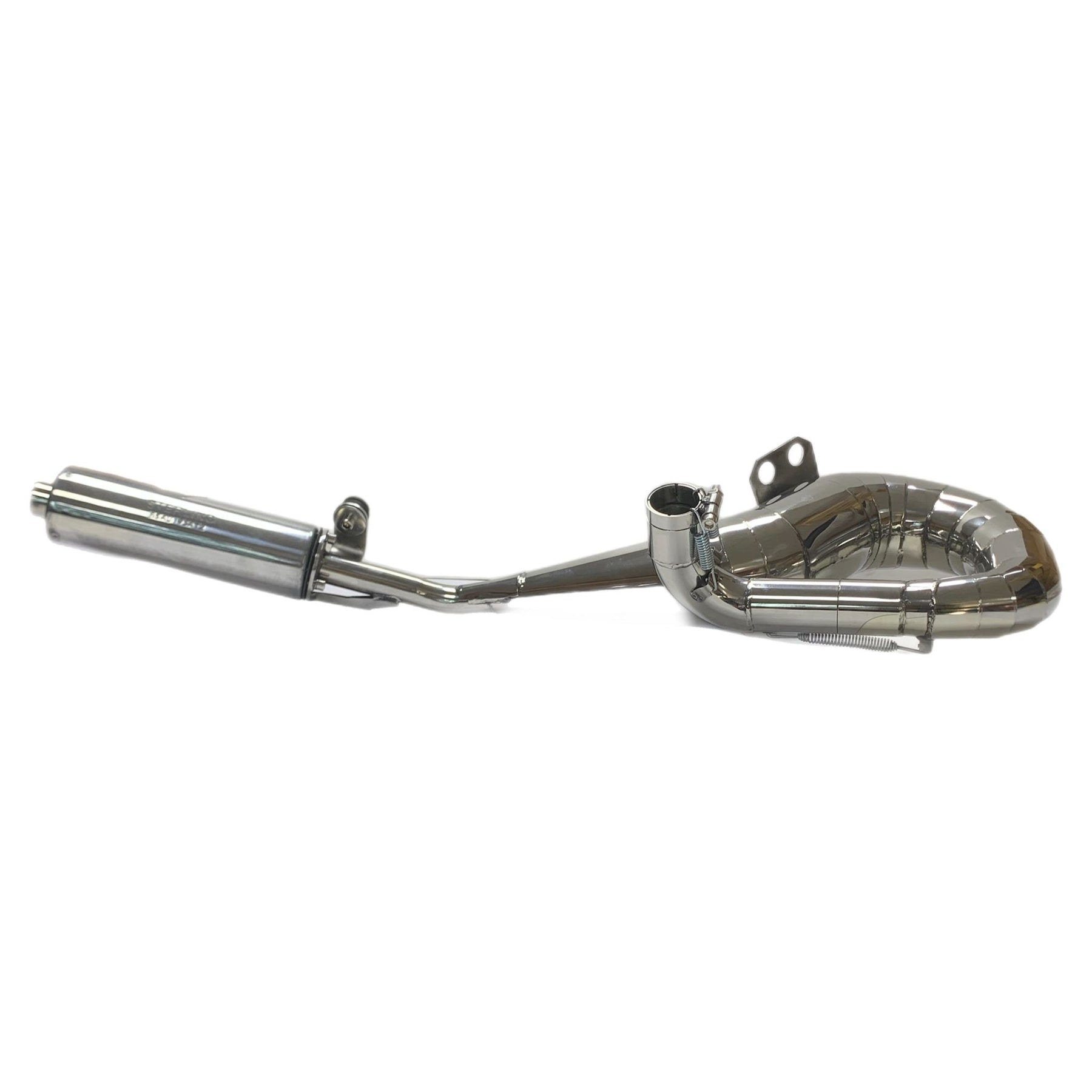 Vespa PX125 150 Sterling Expansion Performance Exhaust - Right Hand - Stainless Steel