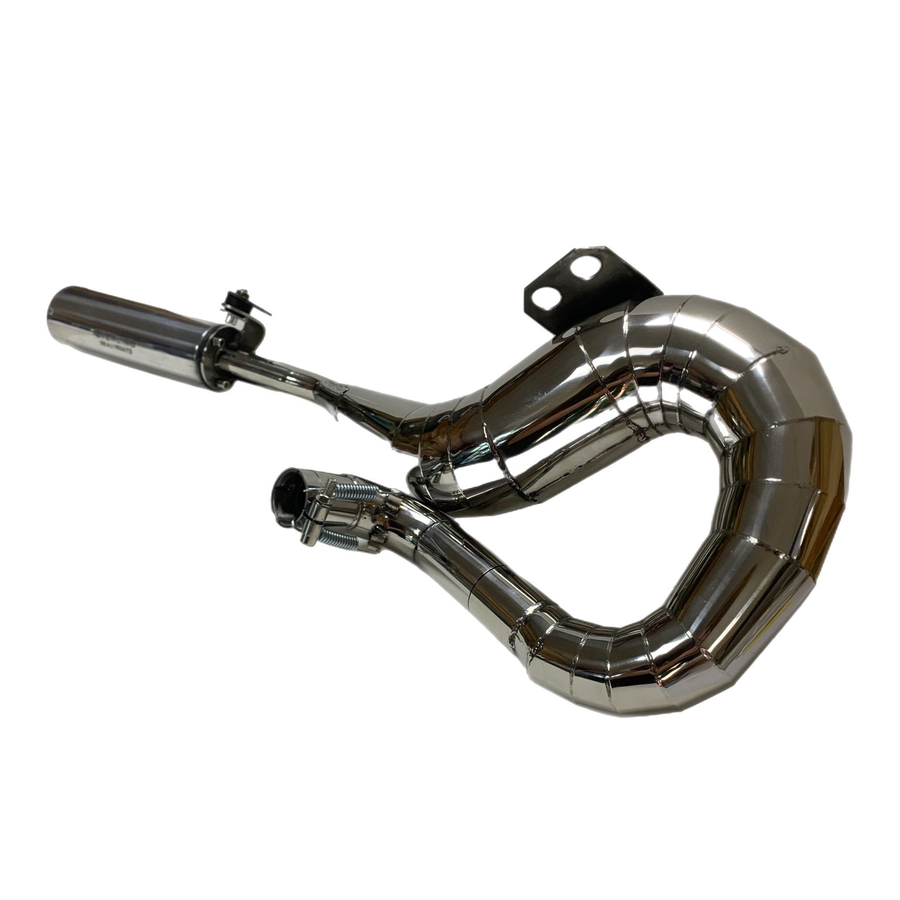 Vespa PX125 150 Sterling Expansion Performance Exhaust - Right Hand - Stainless Steel