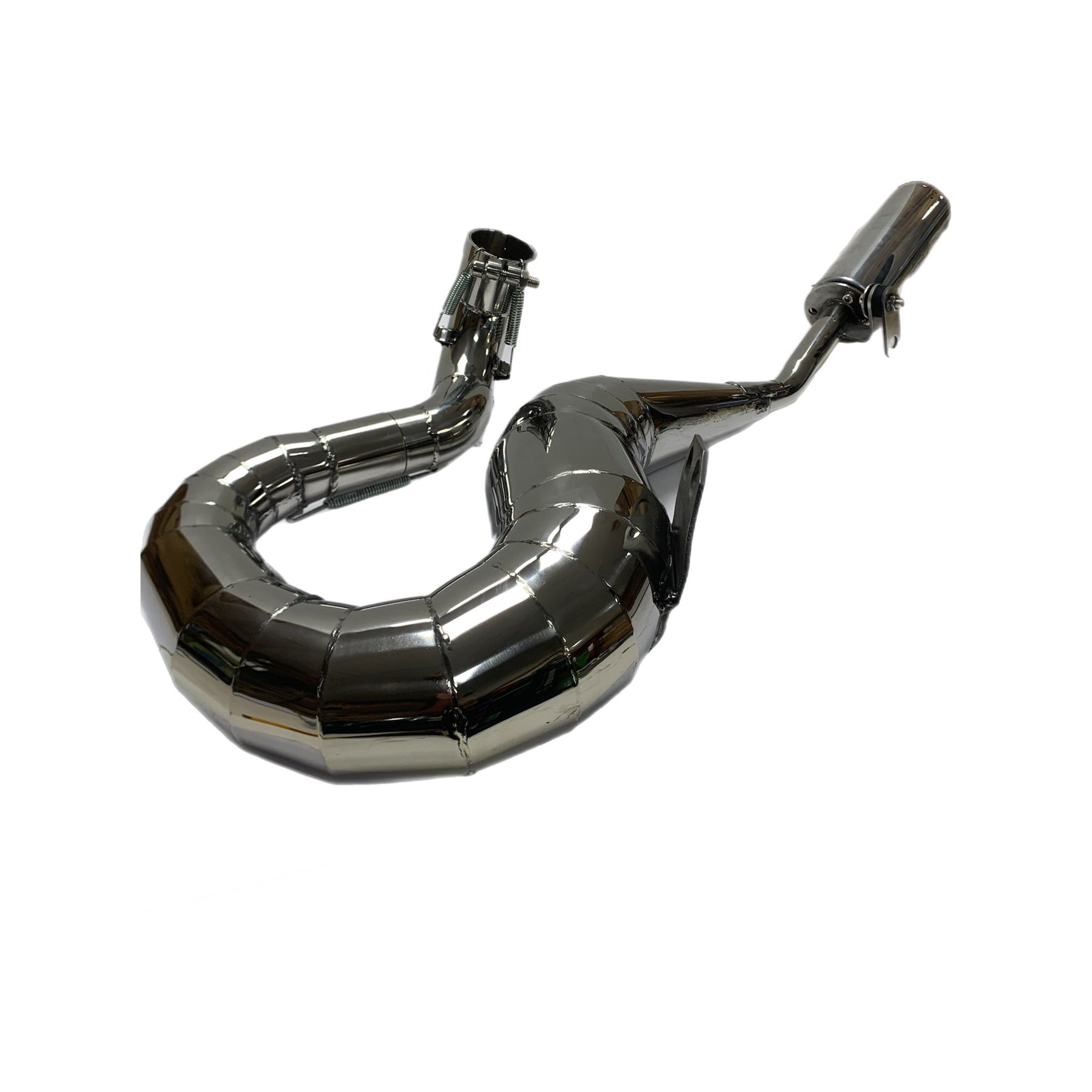 Vespa PX200 P200 Sterling Expansion Performance Exhaust - Right Hand - Stainless Steel